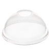 DOME Lid (PET) with hole, diameter 78mm [2AM 78DH]